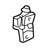 Chrysler 300M Door Hinge - 4574436 Lower Hinge, Rear Passenger Side