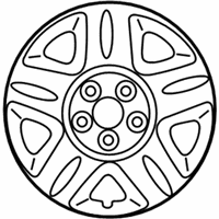 Dodge Intrepid Wheel Cover - TW10PAKAA Wheel Cover