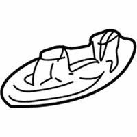 Dodge Neon Door Handle - QA51TZZAF Handle, Outside, Front Outer Driver Side