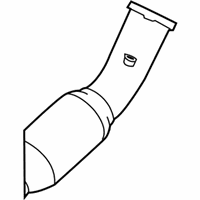 Dodge Challenger Catalytic Converter - 4578934AC Catalytic Converter, Front Passenger Side