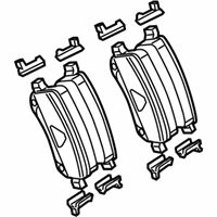 Dodge Journey Brake Pad - 68029887AB Brake Pads, Rear