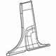 Mopar 1BE36DX9AC Lower Center Pillar Trim