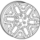 Mopar 68583861AA Wheel - Aluminum