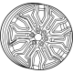 Mopar 68564000AC Wheel - Aluminum