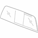 Mopar 55277240AG Back Glass, Rear