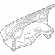 Mopar 55255030AF Fender Assembly, Front Passenger Side