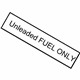 Mopar 68165860AA Fuel Label