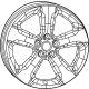 Mopar 4755428AB Wheel, Alloy