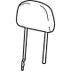 Mopar 7RN61U00AA Headrest, Front
