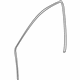 Mopar 5074642AJ Surround Weatherstrip, Front Inner Passenger Side Mopar 5074642AJ Surround Weatherstrip, Front Inner Passenger Side