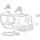 Mopar 57010410AF Headlamp Assembly Mopar 57010410AF Headlamp Assembly