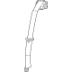 Mopar 7JY62TX7AC Seat Belt-2ND Rear Outer