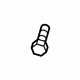 Mopar 5134565AA Coat Hook Screw