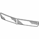 Mopar 5152033AA Lower Grille, Front