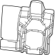 Mopar 7XC45TX7AB Cover - Rear Seat Back