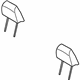 Mopar 1DK911D5AA Headrest, Front