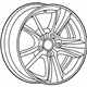 Mopar 1JX82SZ0AC Wheel, Alloy Mopar 1JX82SZ0AC Wheel, Alloy