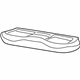 Mopar 6AM98LXHAA Cushion Cover, Rear Mopar 6AM98LXHAA Cushion Cover, Rear