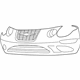 Mopar 4805403AC Bumper Cover, Front Mopar 4805403AC Bumper Cover, Front