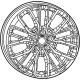 Mopar 4755580AA Wheel, Alloy