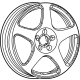 Mopar 4755314AA Wheel, Spare Mopar 4755314AA Wheel, Spare