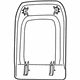 Mopar 5RT90PL5AE Seat Back Panel, Center Upper