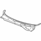Mopar 57010373AD Cowl Grille Mopar 57010373AD Cowl Grille