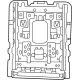Mopar 68544901AA Seat Back Frame, Rear
