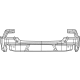 Mopar 68690283AD FASCIA-REAR UPPER