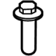 Mopar 6511436AA Transmission Mount Bolt Mopar 6511436AA Transmission Mount Bolt