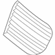 Mopar 4806131AB Grille, Front Driver Side