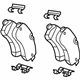 Mopar 68055461AD Brake Pads, Front