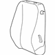 Mopar 5YC40DX9AA Seat Back Cover, Front Mopar 5YC40DX9AA Seat Back Cover, Front