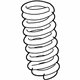 Mopar 68033146AA Spring, Front