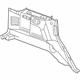 Mopar 1FN051DVAB Rear Quarter Trim, Dark Gray, Passenger Side