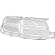 Mopar 1RE01TZZAI Grille