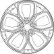 Mopar 68620096AA Wheel, Alloy