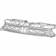 Mopar 68081408AE Upper Grille, Front