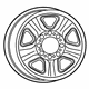 Mopar 1VU98S4AAC Wheel, Steel Mopar 1VU98S4AAC Wheel, Steel
