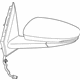 Mopar 1UY10TZZAF Mirror Assembly, Front Passenger Side