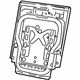 Mopar 68039186AA Seat Back Frame, Rear Passenger Side