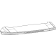 Mopar 68544408AD Spoiler - Liftgate