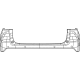 Mopar 68580795AA Bumper Cover, Rear Upper