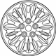 Mopar 4721235AA Wheel, Alloy