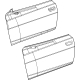 Mopar 68586262AF Door - Front Mopar 68586262AF Door - Front