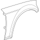 Mopar 68320400AB Fender, Front Mopar 68320400AB Fender, Front