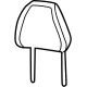 Mopar 7JV622X7AB Headrest - Front Mopar 7JV622X7AB Headrest - Front