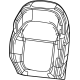 Mopar 7XC33TX7AB Cover - Front Seat Back