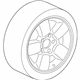 Mopar 1BN34PAKAA Wheel, Alloy