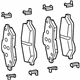 Mopar 68317914AC Brake Pads, Front Mopar 68317914AC Brake Pads, Front